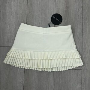 Cute Pleated Mini Skirt
